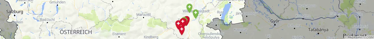 Map view for Pharmacies emergency services nearby Grafenbach-Sankt Valentin (Neunkirchen, Niederösterreich)